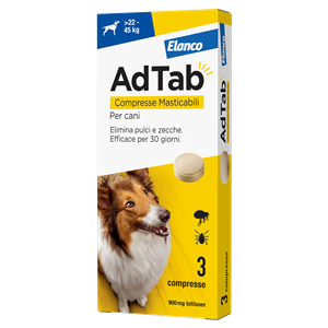 ADTAB 900 MG COMPRESSE MASTICABILI PER CANI (>22–45 KG)