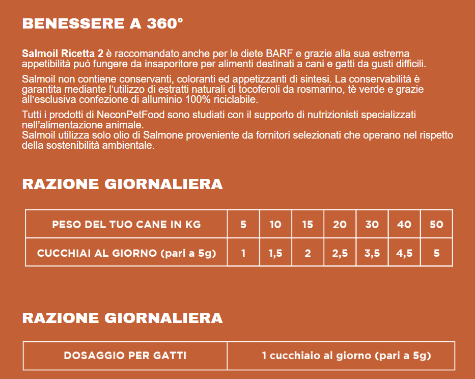 SALMOIL RICETTA 2 BENESSERE INTESTINALE 250ML