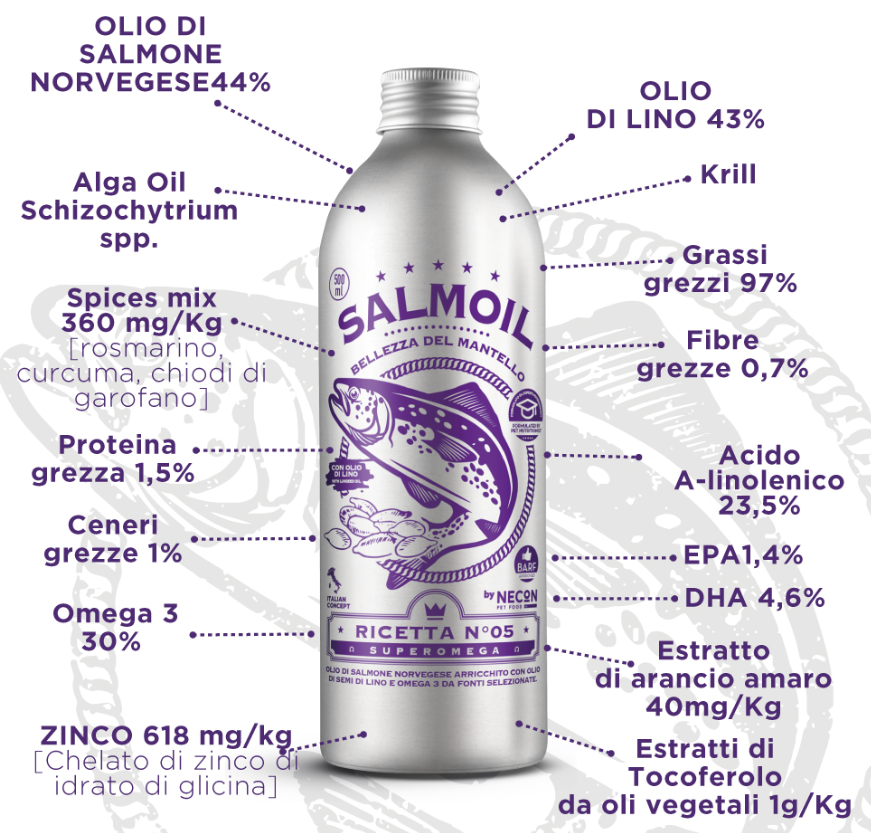 SALMOIL RICETTA 5 BELLEZZA DEL MANTELLO 250ML