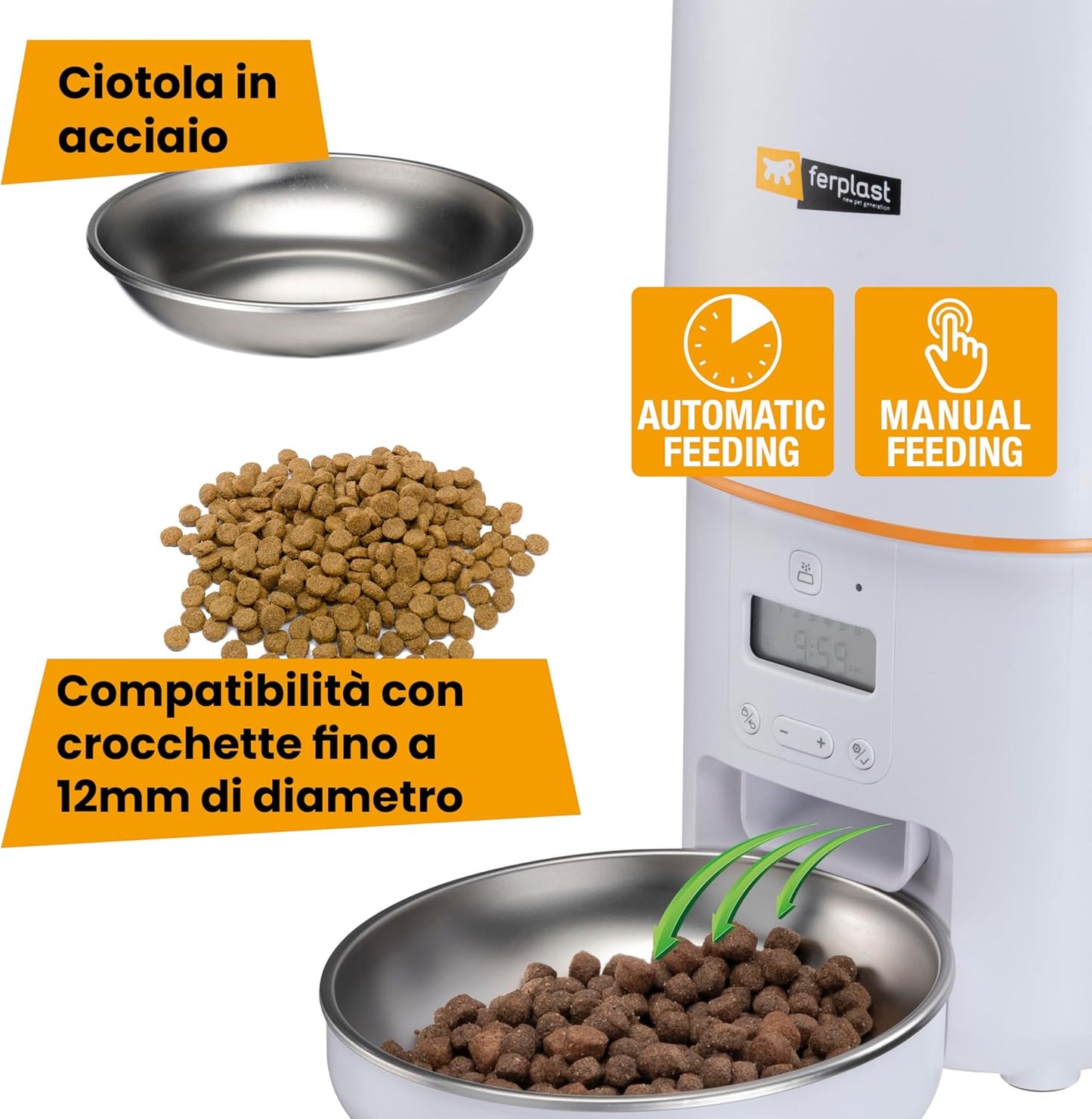 RISTO PET Distributore di cibo automatico
