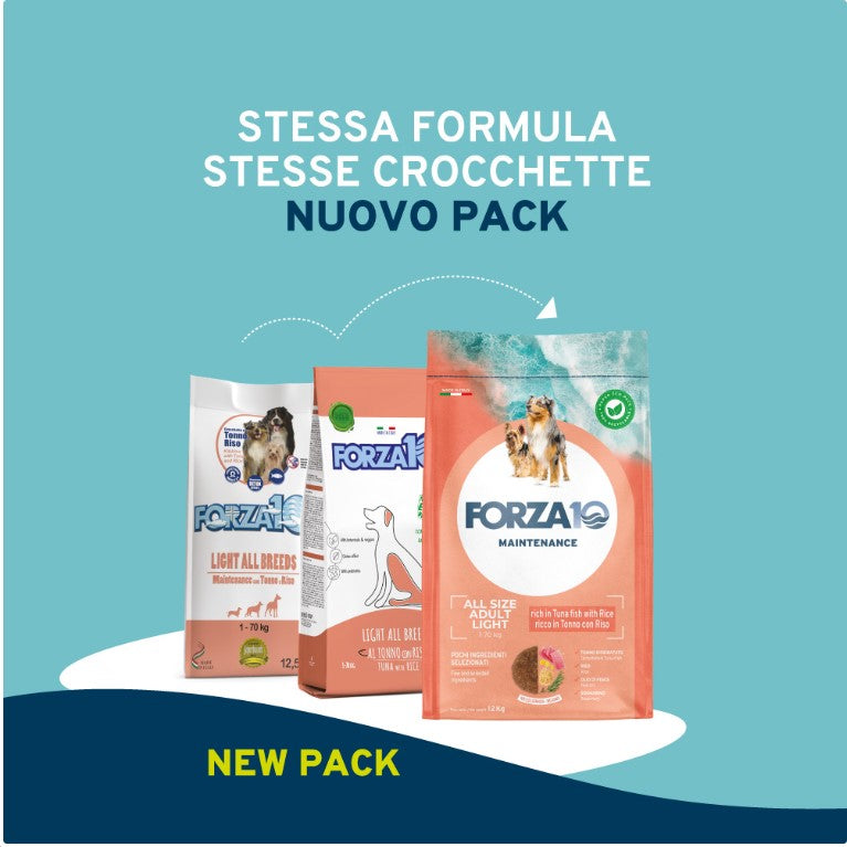 FORZA 10 DOG 12KG MAXI ADULT MANTENIMENTO LIGHT AL PESCE
