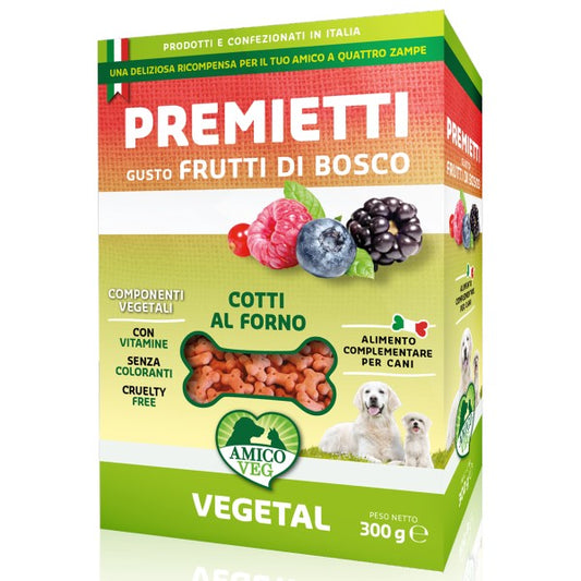 AMICO VEG PREMIETTI al gusto FRUTTI DI BOSCO 300GR