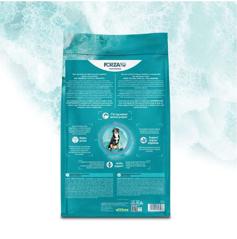 FORZA 10 DOG 12KG MAXI ADULT MANTENIMENTO AL PESCE