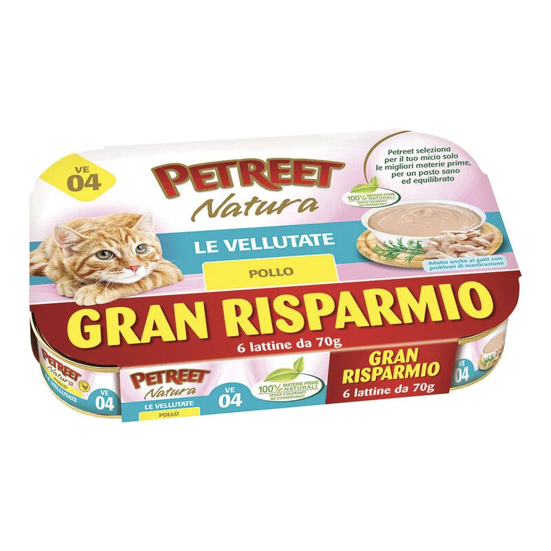 Petreet Cat Vellutate Tonno 6x70 gr