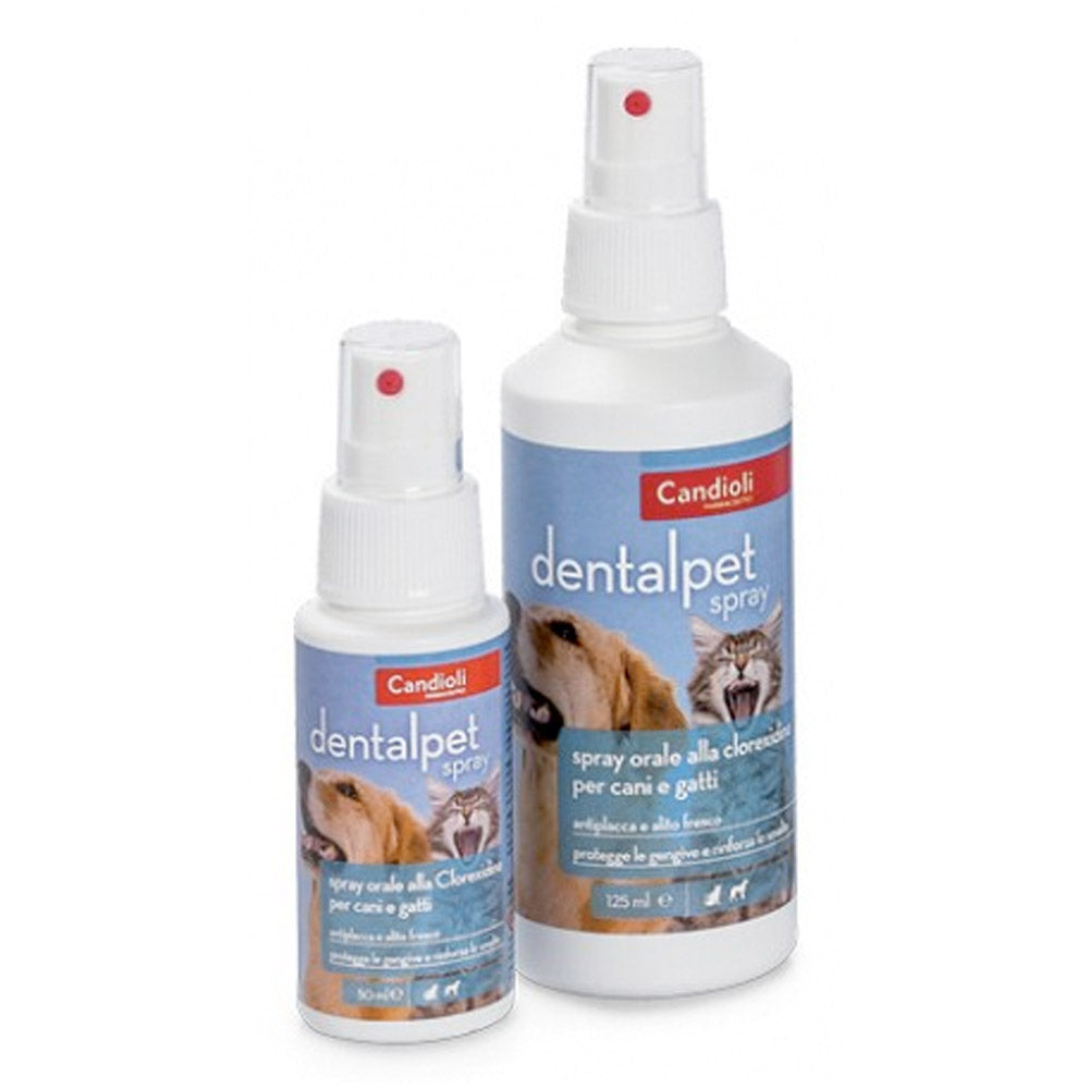 DentalPet® Spray Spray orale alla Clorexidina per cani e gatti Flacone da 50 ml