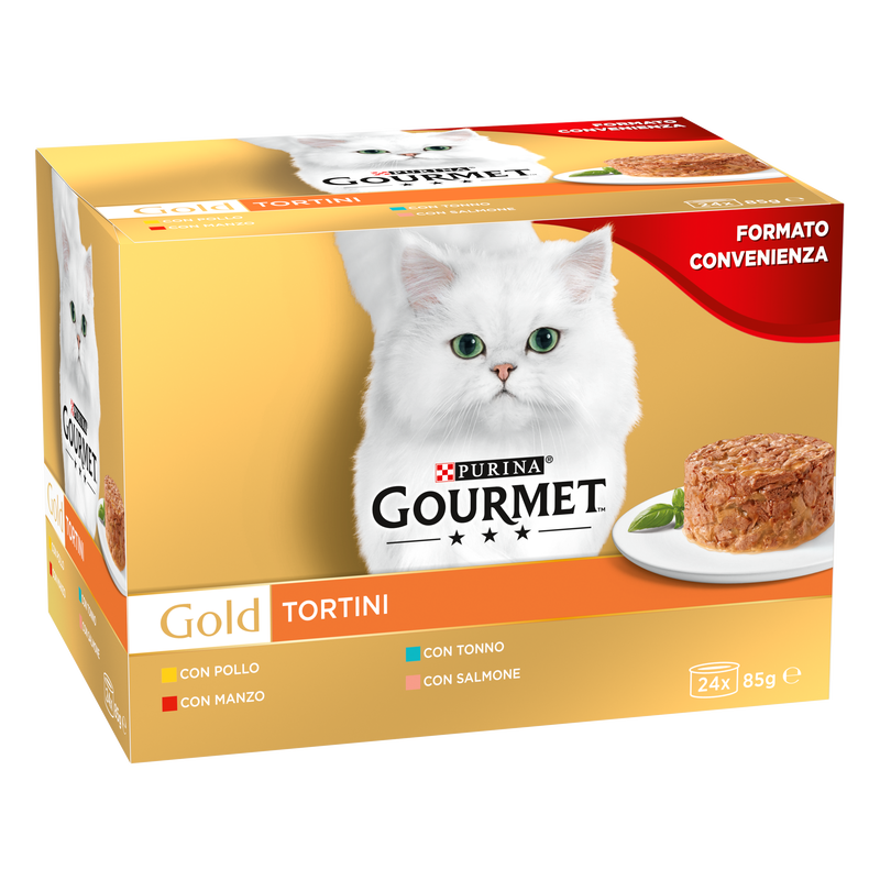 Gourmet Gold Cat Adult Tortini 24x85 gr