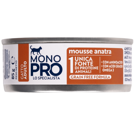 Monopro Cat Adult Mousse Anatra 85gr