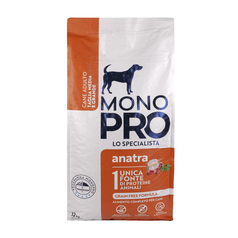 Monopro Dog Adult Medium&Large Grain Free Anatra