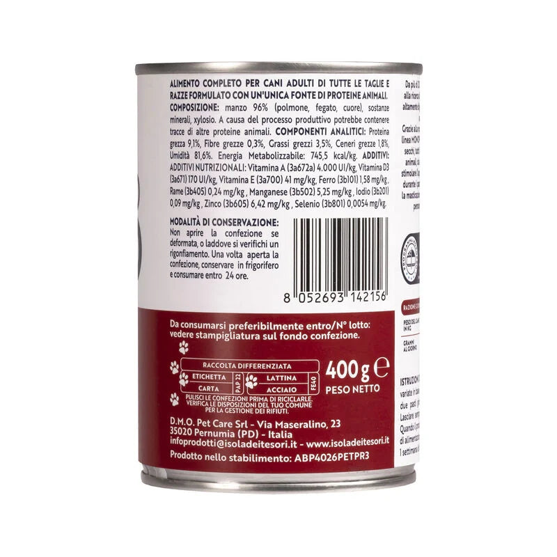 Monopro Dog Adult All breeds Manzo 400 gr