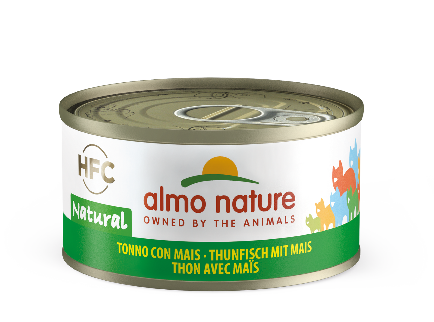 HFC CAT Natural - Tonno con Mais 70gr, 140gr e 280gr