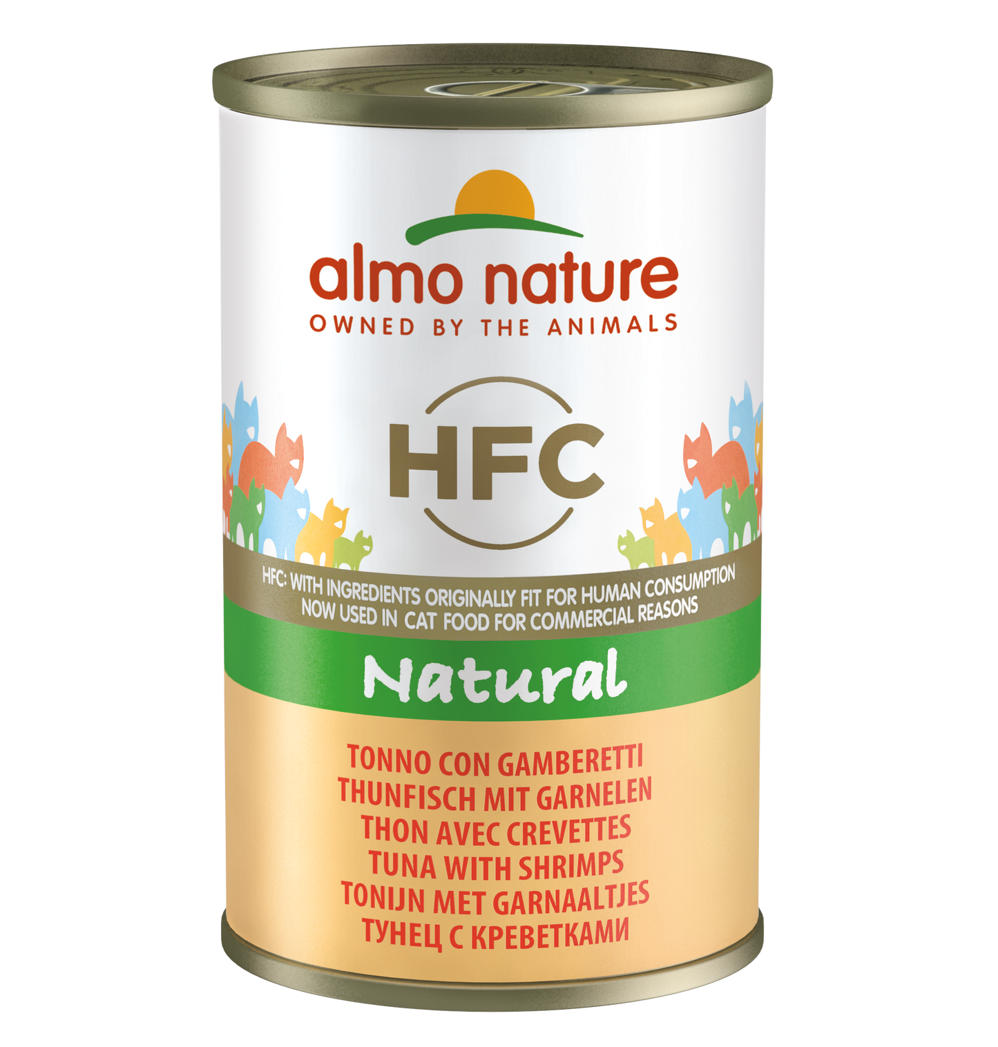 HFC CAT Natural - Tonno e Gamberetti 55gr, 70gr e 140gr