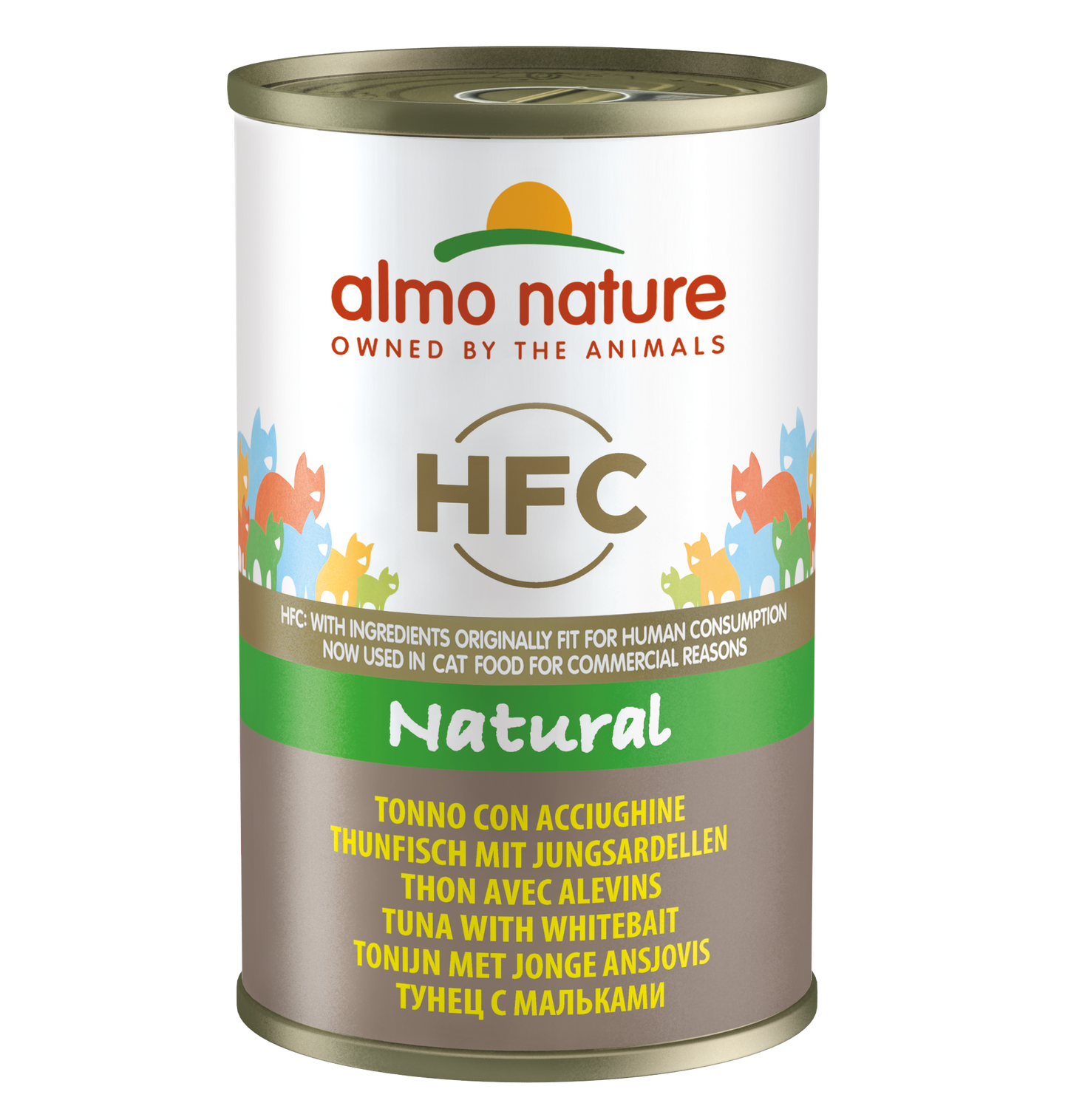 HFC CAT Natural - Tonno con Acciughine 55gr 70gr e 140gr