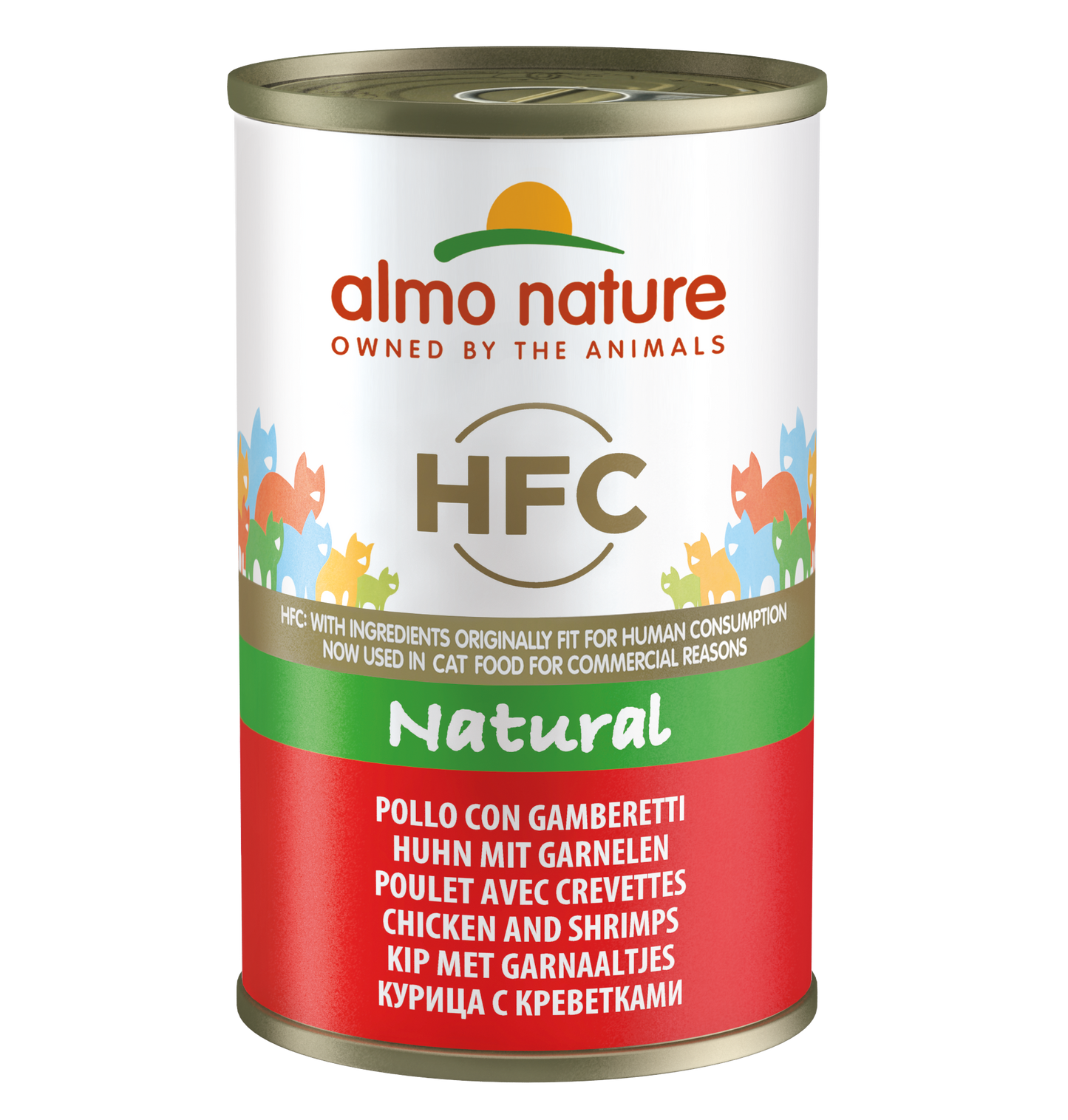 HFC CAT Natural - Pollo e Gamberetti 55gr, 70gr, 140gr, 280gr