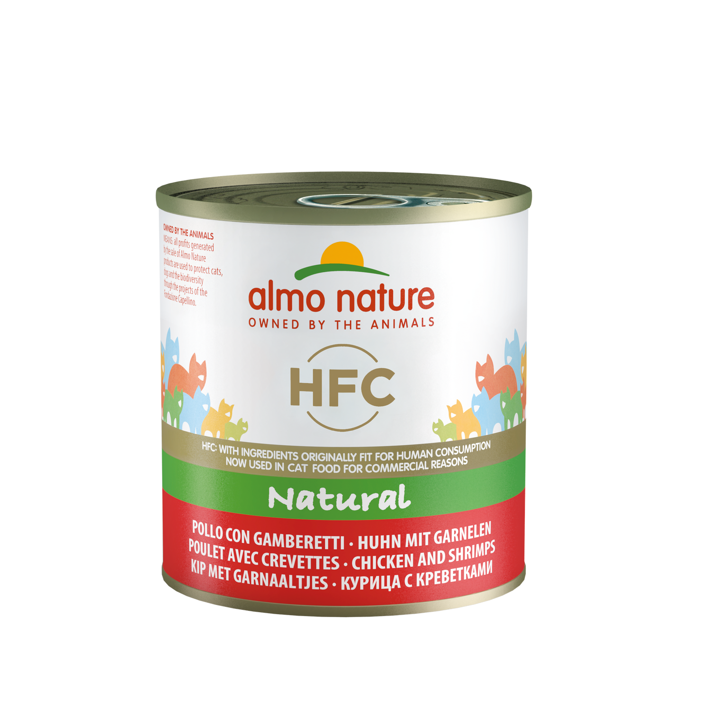HFC CAT Natural - Pollo e Gamberetti 55gr, 70gr, 140gr, 280gr