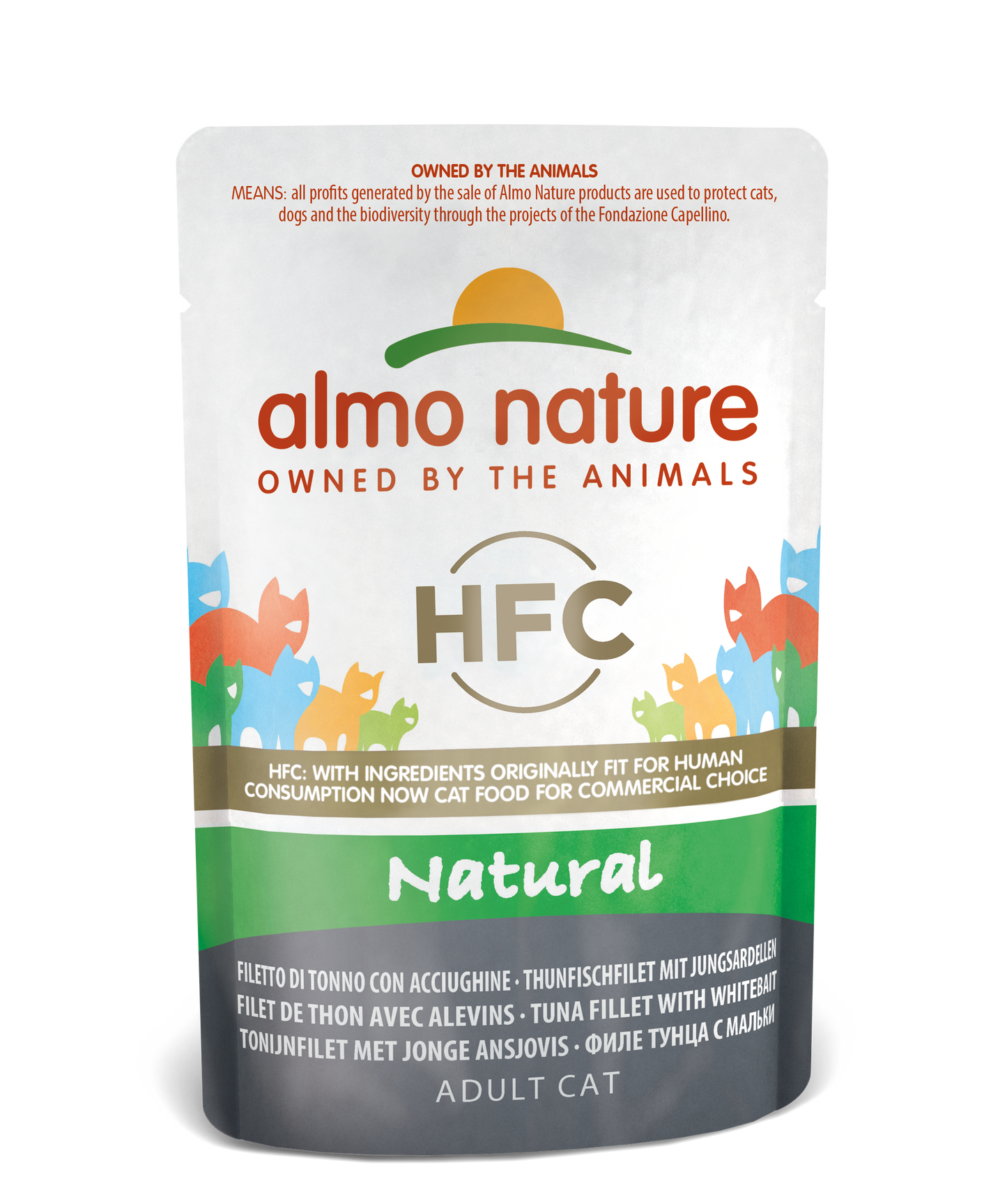 HFC CAT Natural - Tonno con Acciughine 55gr 70gr e 140gr