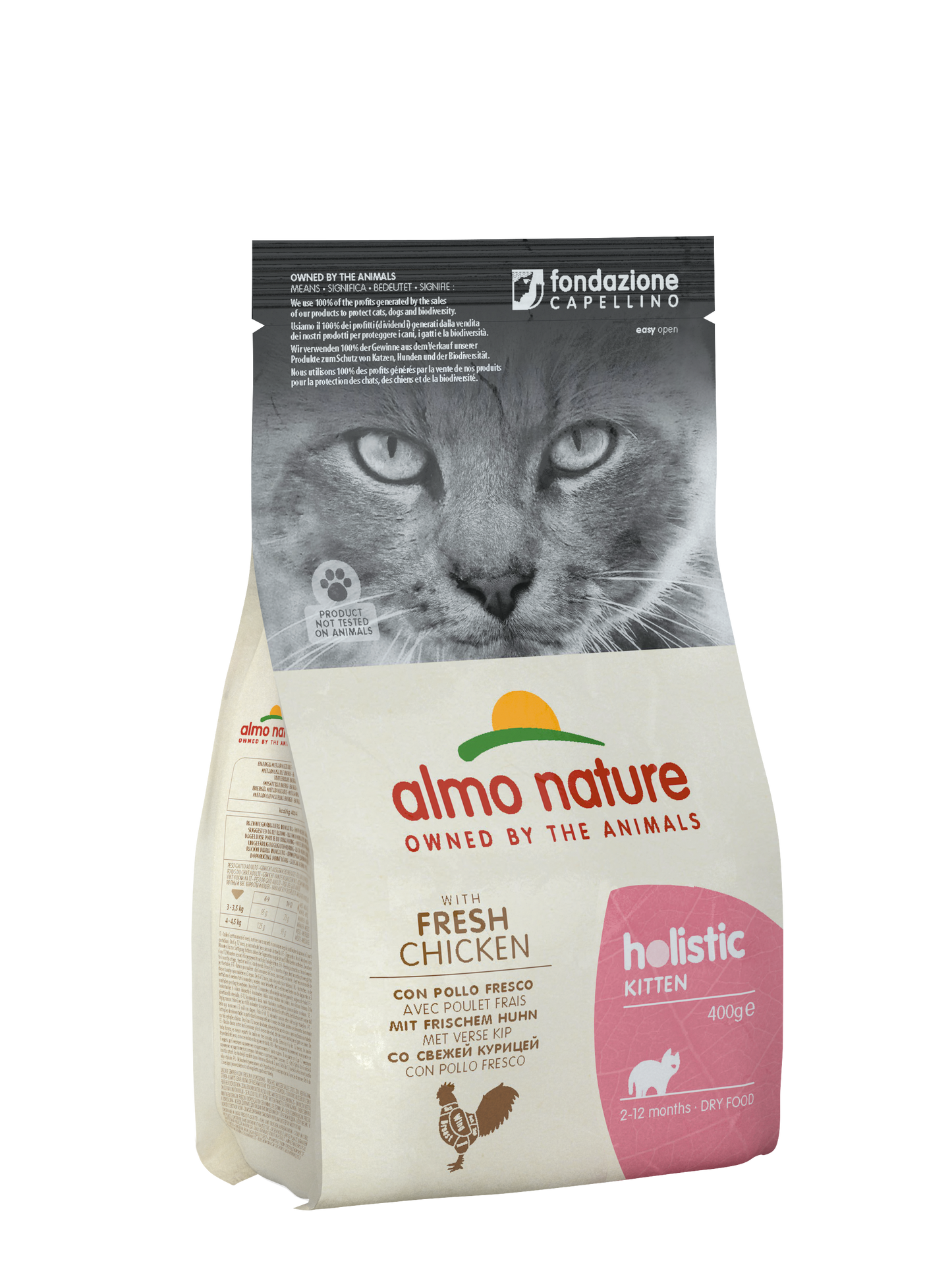 ALMO CAT HOLISTIC Kitten Pollo 400gr e 2kg