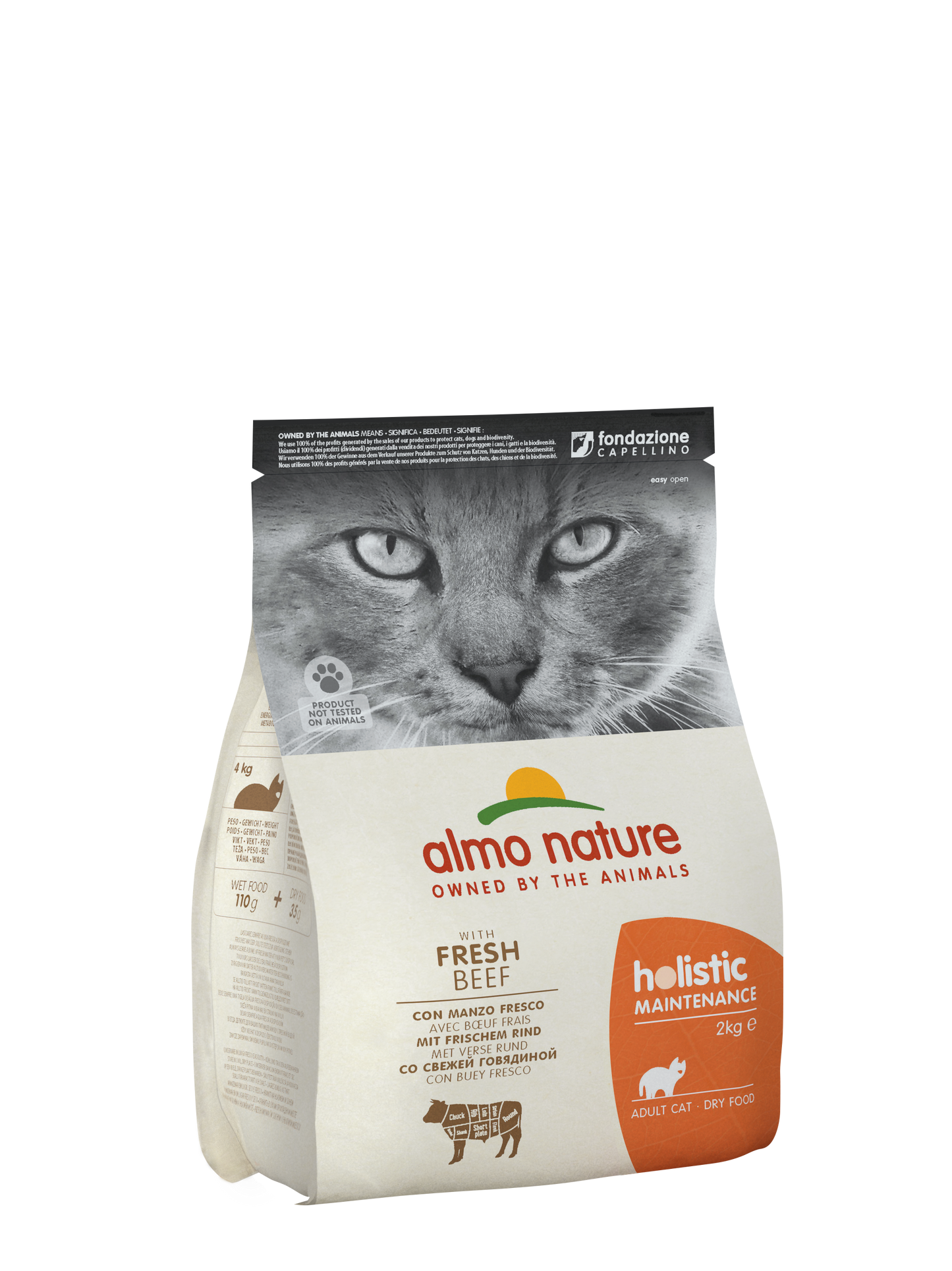 ALMO CAT HOLISTIC Manzo fresco 400gr e 2kg