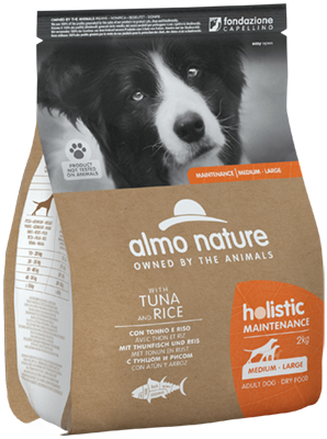 HOLISTIC DOG Maintenance - M-L Tonno e Riso 2kg e 12kg