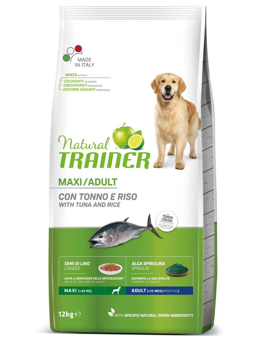 Natural Trainer cane Adult Maxi con tonno