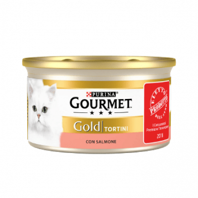 GOURMET GOLD TORTINI CON SALMONE 85gr x 12pz