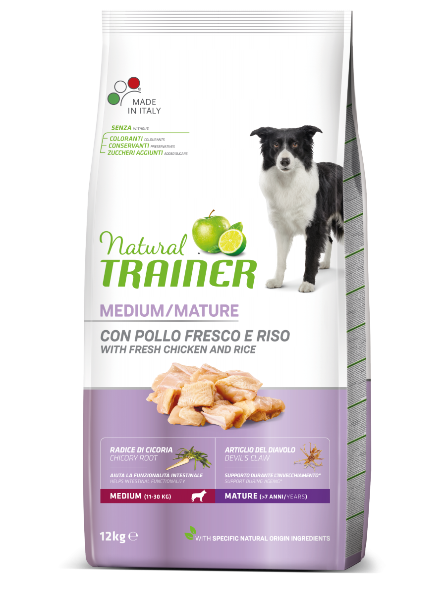 Natural Trainer cane Medium Maturity con pollo