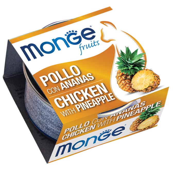 MONGE Pollo con Ananas 80gr