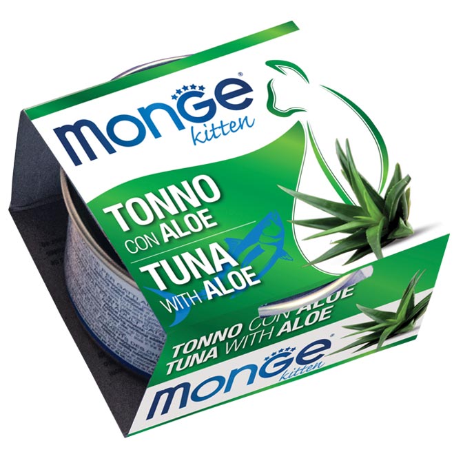 MONGE Tonno con Aloe – Kitten 80gr