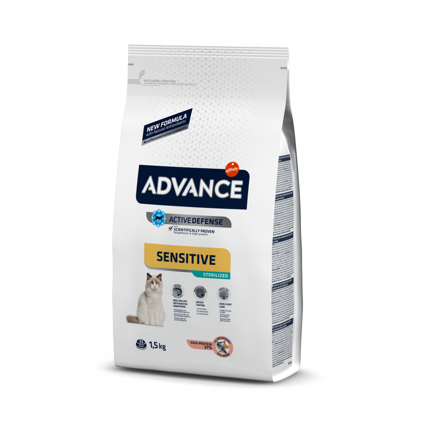 ADVANCE SENSITIVE STERILIZED SALMON 1,5KG