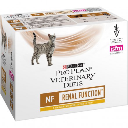 PURINA PRO PLAN VETERINARY DIETS umido gatto NF Renal Function St/Ox in busta 10X85GR