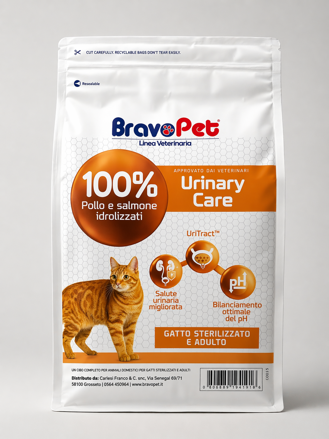 BRAVOPET DIET GATTO 1,5KG URINARI CARE