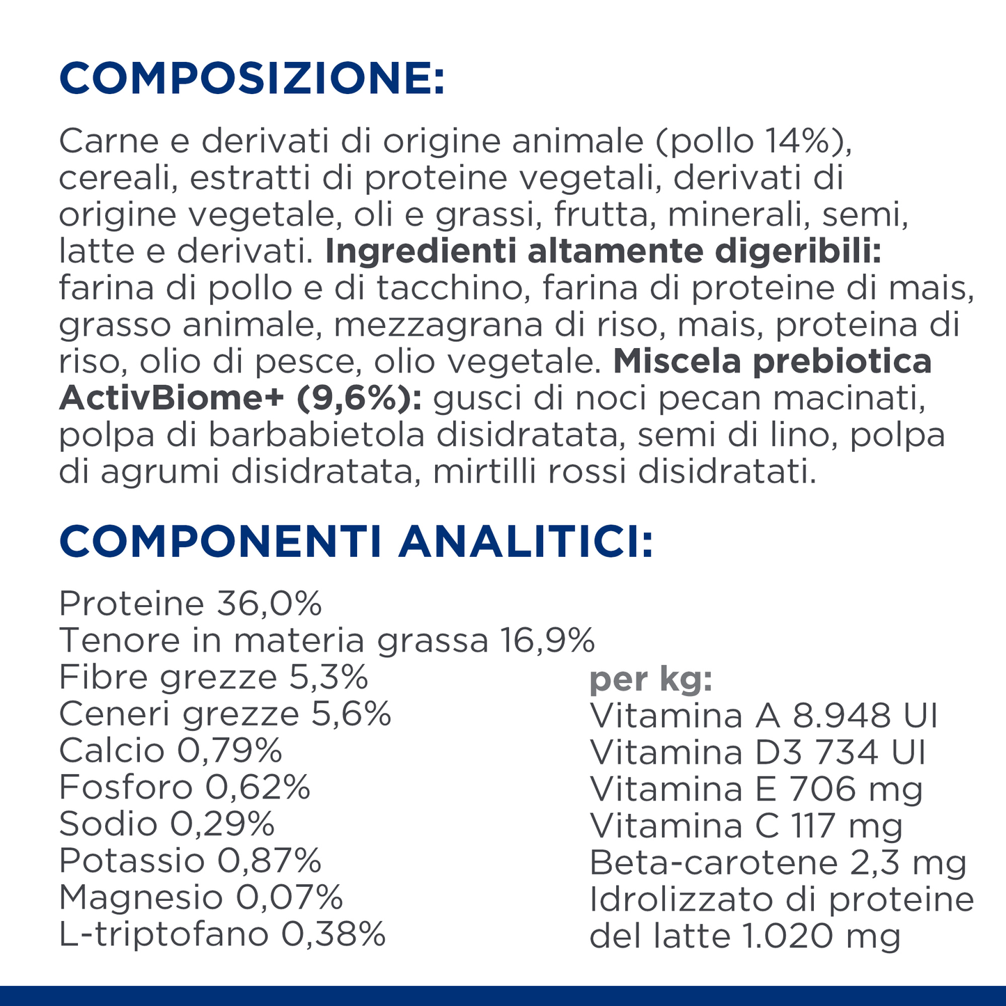 Hill's Prescription Diet gatti Gastrointestinal Biome Stress con pollo 1,5kg