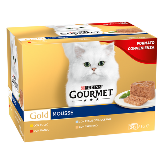 Gourmet Gold Cat Adult Mousse 24x85 gr