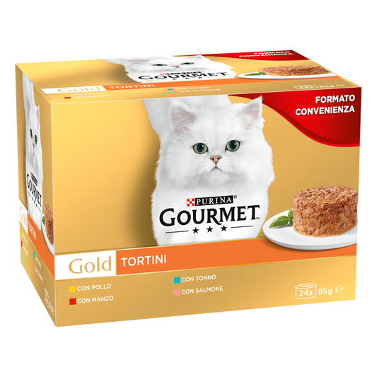 Gourmet Gold Cat Adult Tortini 24x85 gr