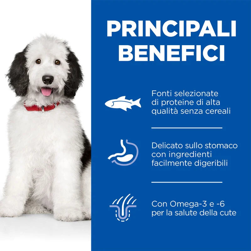 Hill's Science Plan  Hypoallergenic Adult Large per cani con salmone 12kg