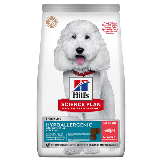Hill's Science Plan  Hypoallergenic Adult Medium per cani con salmone