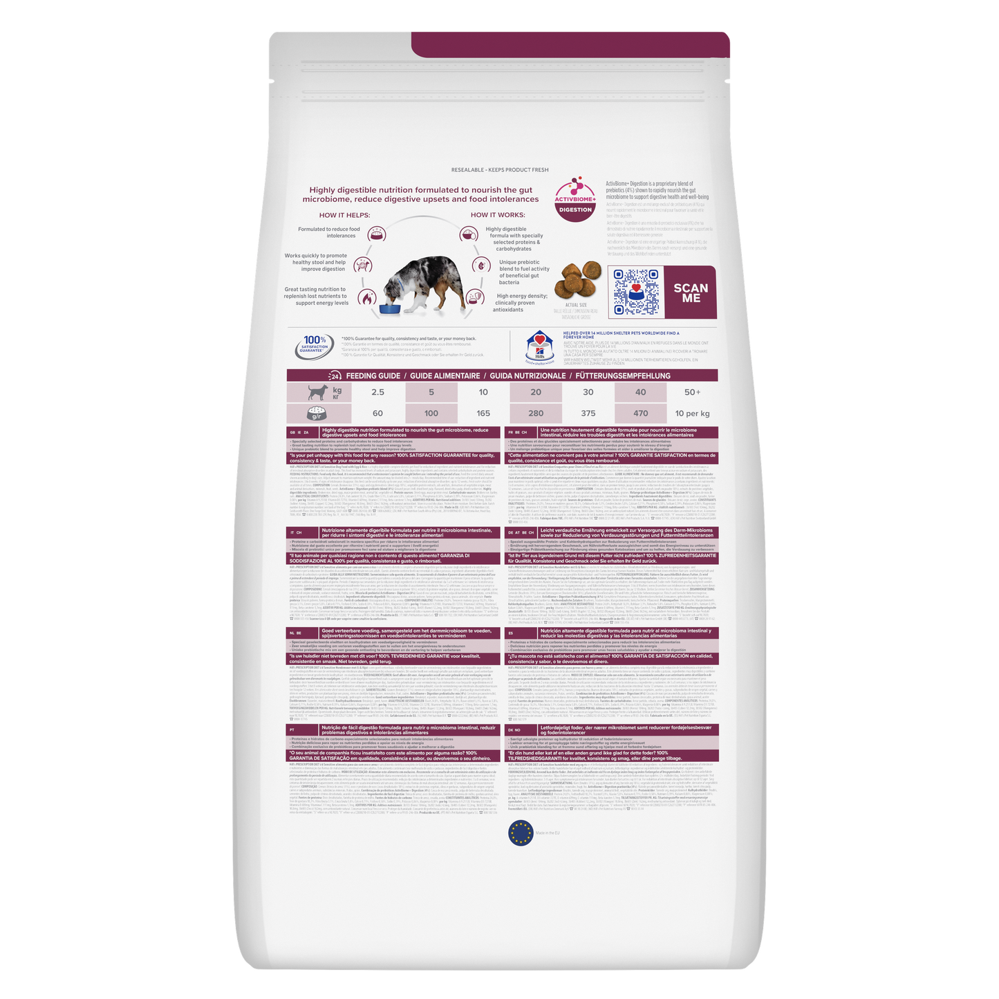 Hill's Canine Prescription Diet i/d Sensitive alimento per cani 10kg