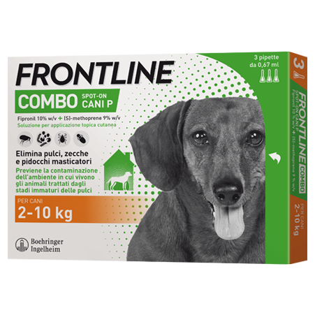 FRONTLINE COMBO CANI 2-10KG 3 PIPETTE DA 0,67ML