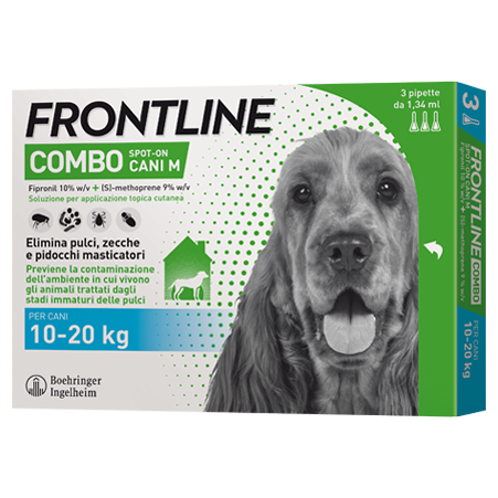 FRONTLINE COMBO CANI 10-20KG 3 PIPETTE DA 1,34ML