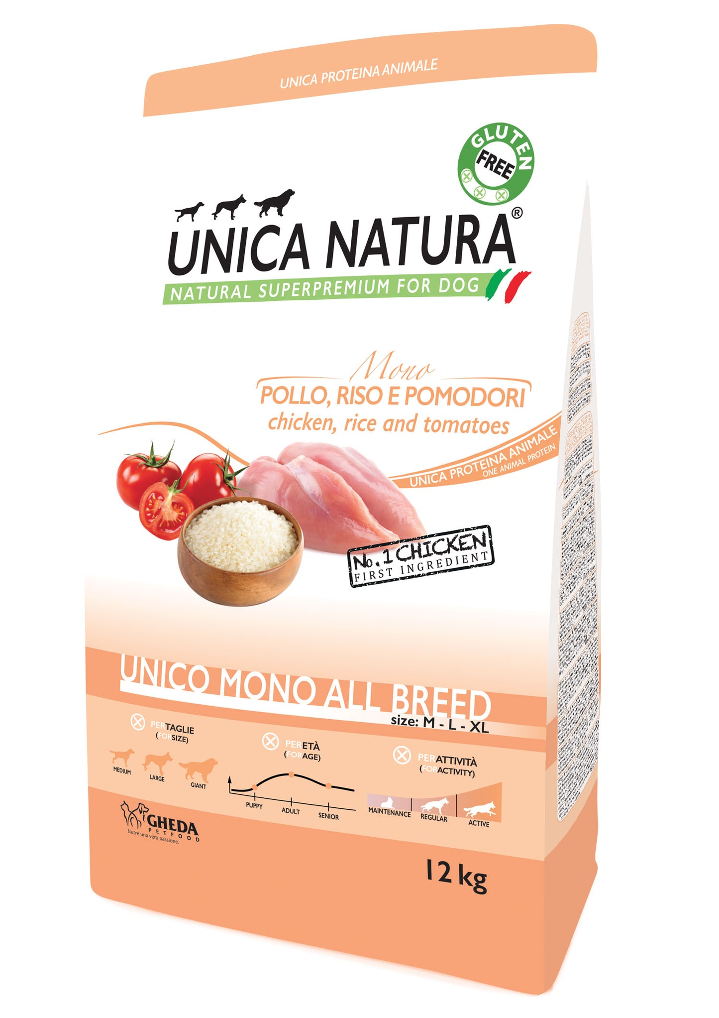 Unico All breed mono - Pollo 12kg