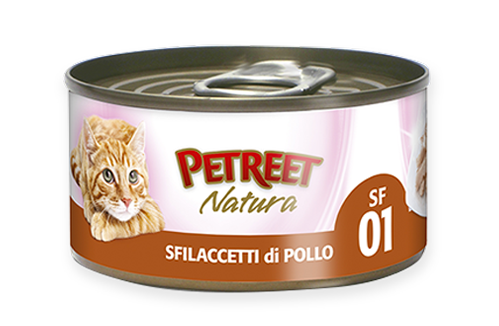 PETREET Sfilaccetti di Pollo 70gr x 6pz