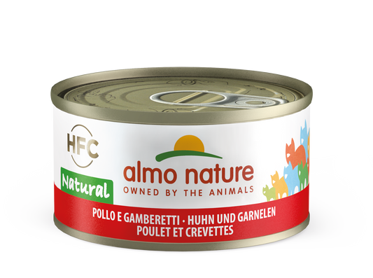 HFC CAT Natural - Pollo e Gamberetti 55gr, 70gr, 140gr, 280gr