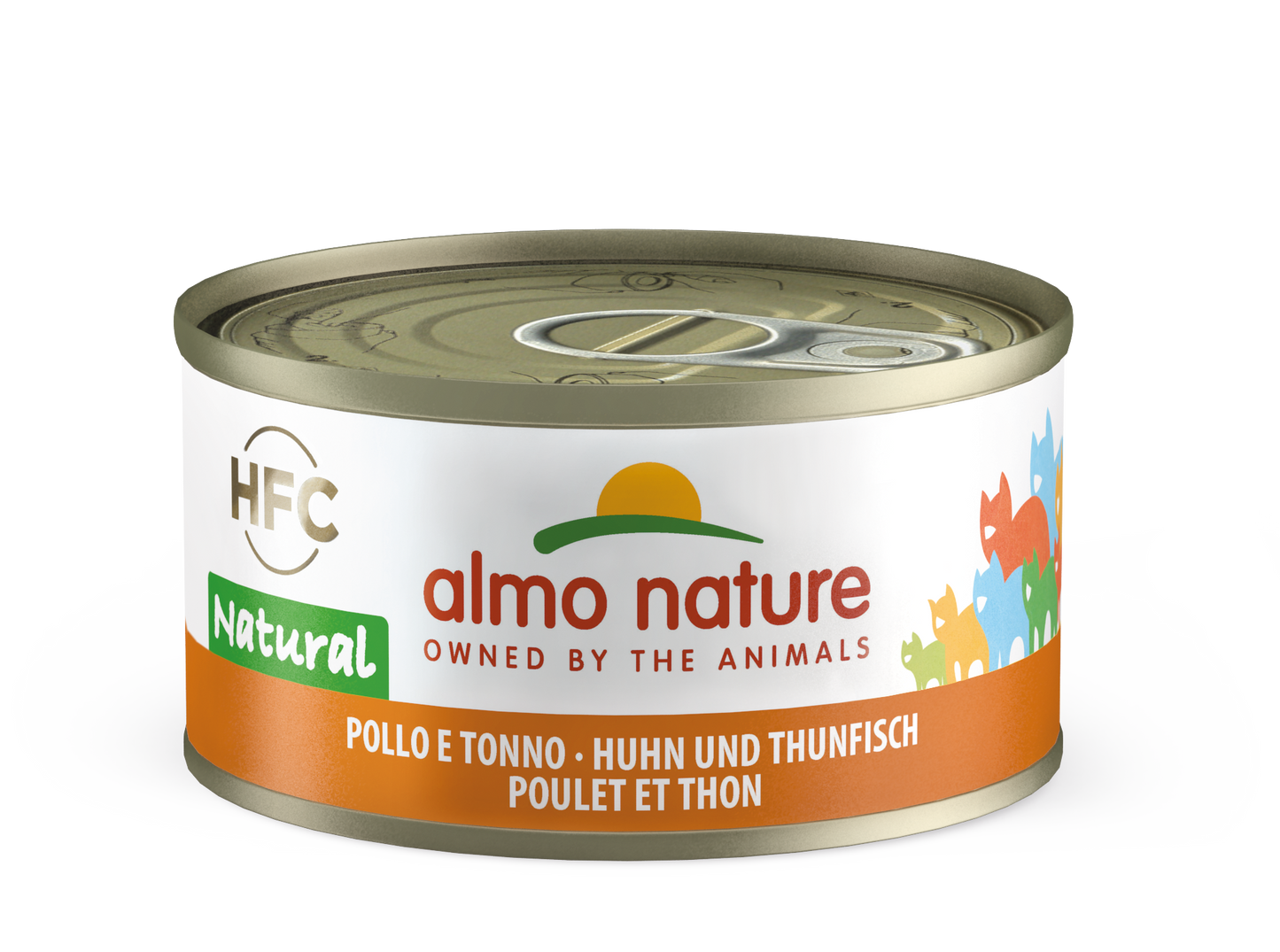 HFC CAT Natural - con Pollo e Tonno 55gr, 70gr, 140gr, e 280gr