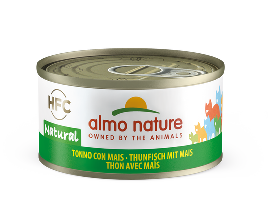 HFC CAT Natural - Tonno con Mais 70gr, 140gr e 280gr