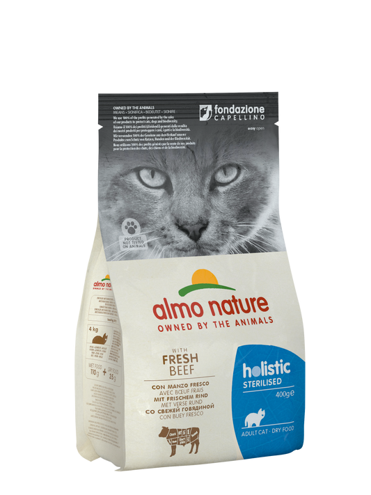 ALMO CAT HOLISTIC Sterilised Manzo 400gr e 2kg