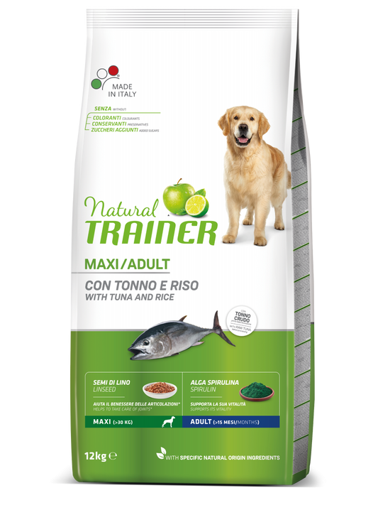 Natural Trainer cane Adult Maxi con tonno