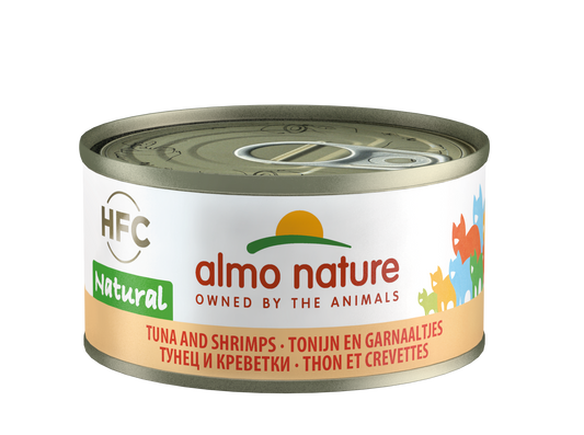 HFC CAT Natural - Tonno e Gamberetti 55gr, 70gr e 140gr