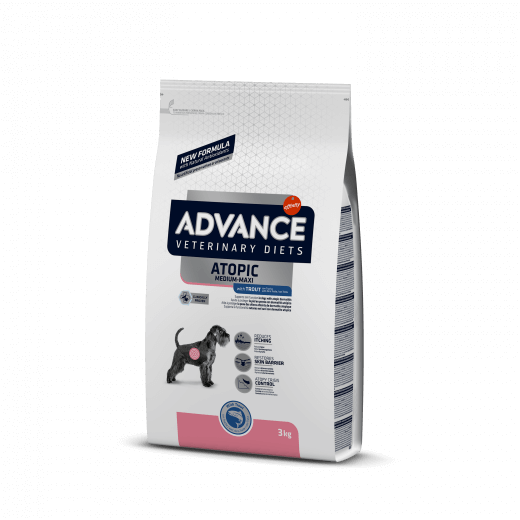 ADVANCE DOG DIET ATOPIC MED/MAX TROUT