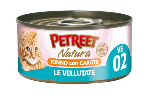 PETREET Vellutata di Tonno con Carote 70gr x 6pz