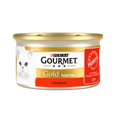 GOURMET GOLD TORTINI CON MANZO 85gr x 12pz