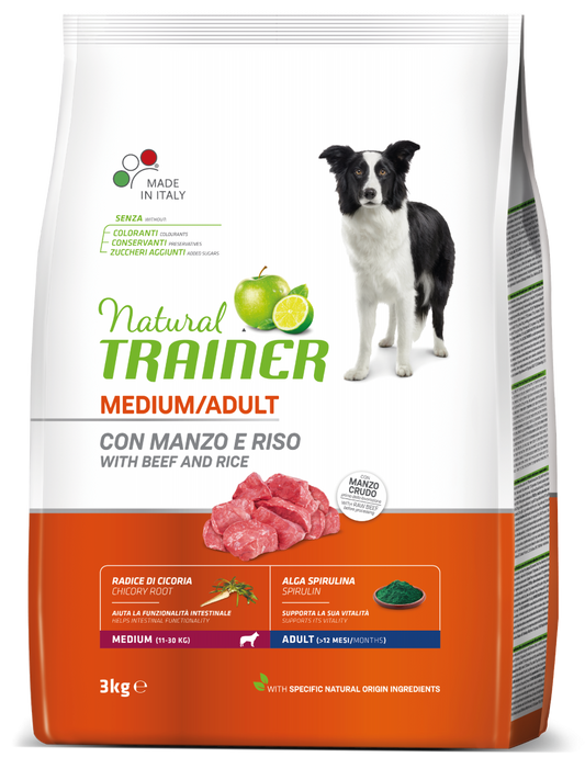 Natural Traine cane Adult Medium con pollo